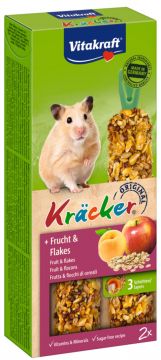 VITAKRAFT Kracker Gardėsis žiurkėnams  su vaisiais