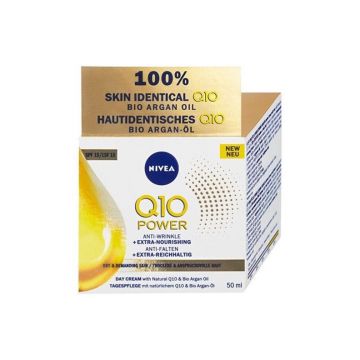 Veido kremas Nivea dieninis Q10 nuo raukšlių, 50 ml