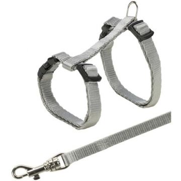 Petnešos Trixie HARNESS+LEASH, 190 - 310x8 mm