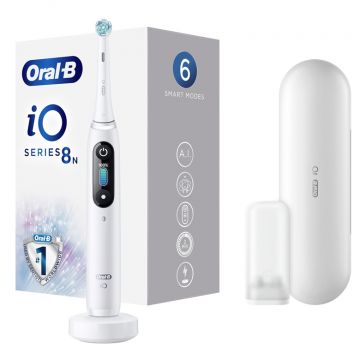 Elektrinis dantų šepetėlis Braun Oral-B iOM8.1A1.1BD, baltas