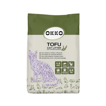 Kačių kraikas organinis (sušokantis) Okko Tofu, 2.5 kg, 5.8l