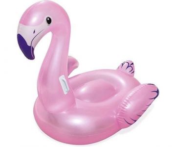 Pripučiamas plaustas Bestway Flamingo, rožinis, 127x127cm