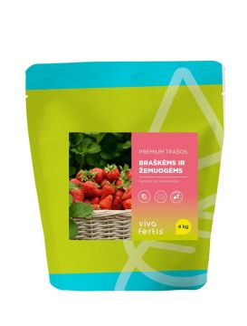 Trąšos braškėms Viva Fertis PREMIUM, granuliuotos, 4 kg