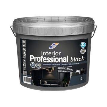 Dispersiniai dažai Rilak Interior Professional Black, 9L