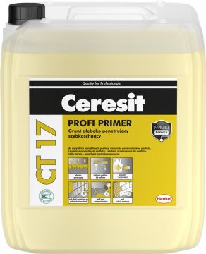 Gruntas giluminis Ceresit CT17, gelsva, 20 l