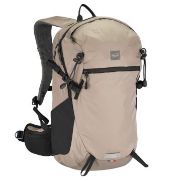 Turistinė kuprinė Spokey DAYRIDE, juoda/šviesiai ruda, 25 l