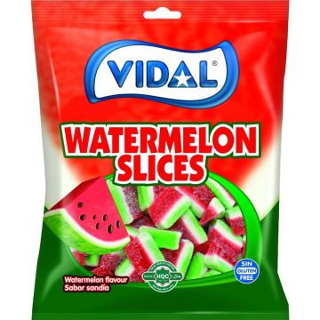 GUMINUKAI VIDAL WATERMELON SLICES 90G