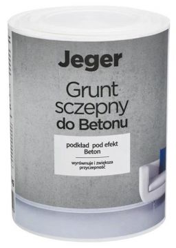 Gruntas Jeger Beton, balta, 1 kg