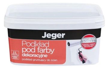 Emaliniai dažai Jeger PRIMER FOR DECO PAINTS, balta, 1 l