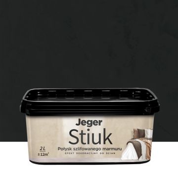 Tinkas dekoratyvinis Jeger STIUK CARBON, juoda, 2 l