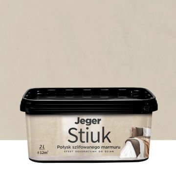 Tinkas dekoratyvinis Jeger STIUK UMBER, rusva, 2 l