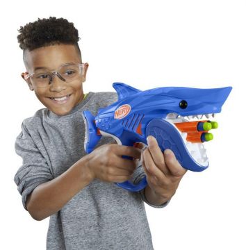 Žaislinis šautuvas su kulkomis Nerf BLASTER SHARKFIRE F8645