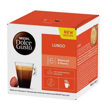 Kavos kapsulės Nespresso Dolce Gusto Lungo,  16 vnt.