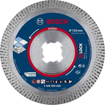 Deimantinis pjovimo diskas BOSCH X-LOCK 125x1,6x10 mm