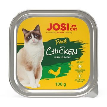 Šlapias kačių maistas JosiCat, vištiena, 0.1 kg