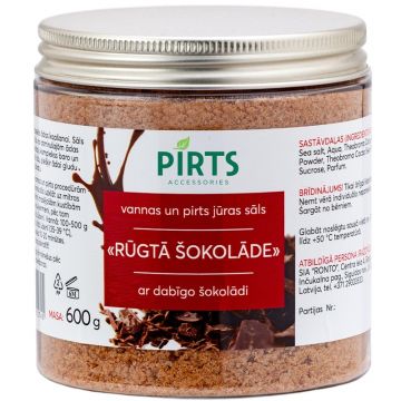 Jūros druska pirtims Bitter Chocolate, 600g