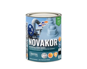 Gruntas Antikor Novakor, matinis, juodas 0.9 l