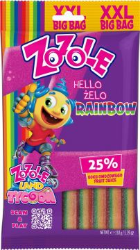 Guminukai Zozole Rainbow juostelės 150g