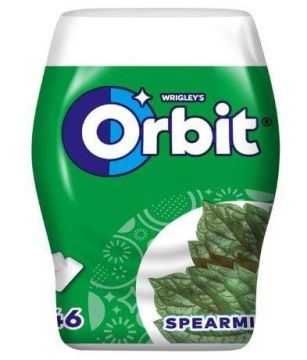 Kramtomoji guma Orbit Spearmint mėtų skonio 64g