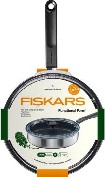 Keptuvė su dangčiu Fiskars 1072314, 26 cm