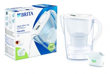 Vandens filtravimo indas Brita MARELLA, 2.4 l, balta