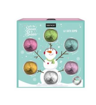 GIFTSET BATH BOMB SNOWMAN