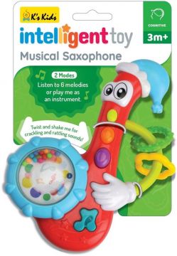 Interaktyvus žaislas KS Kids Musical Saxophone, 18.5 cm