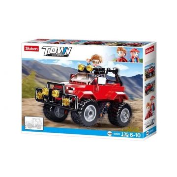 Konstruktorius Sluban Town Red Suv M38-B0902, plastikas