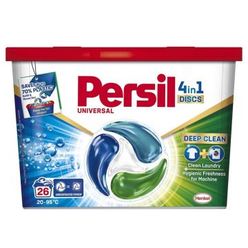 KAPSULĖS SKALB PERSIL DISCS WHITE 26VNT