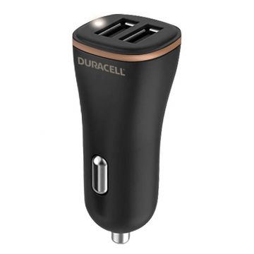 Automobilinis įkroviklis Duracell DR6010A, 2 x USB, 27 W