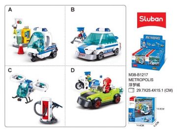 Konstruktorius Sluban Metropolis M38-B1217, plastikas