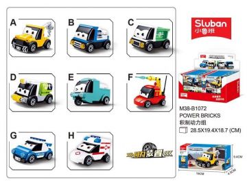 Konstruktorius Sluban Power Bricks M38-B1072, plastikas