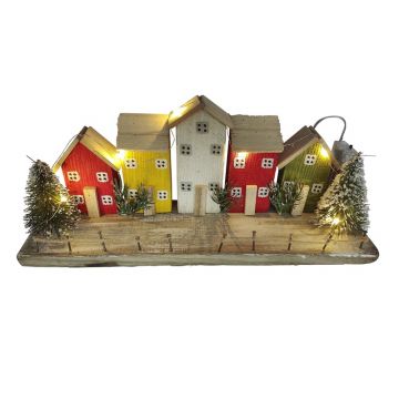 Dekoracija Christmas Touch su LED apšvietimu, 14x35 cm