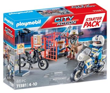 Konstruktorius Playmobil Starter Pack Police 71381