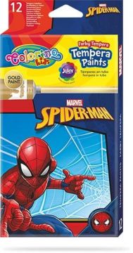 Dažai guašas Colorino Spiderman, 12 vnt. 91840PTRR