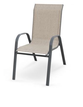 Lauko kėdė, ruda, 55 cm x 72 cm x 95 cm