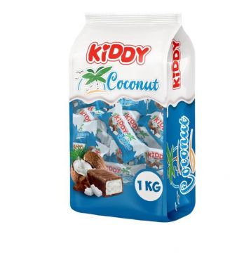 Vafliniai saldainiai Kiddy Creamy Coconut 140g