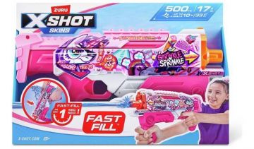 Žaislinis vandens šautuvas XSHOT Fast-fill pink party 118135