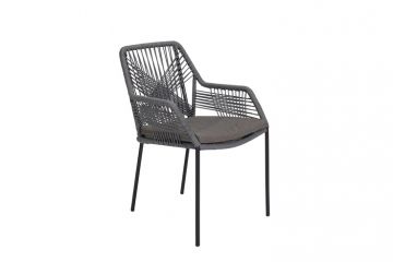 Lauko kėdė Masterjero, pilka, 63 cm x 57 cm x 85 cm