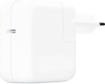 Telefono įkroviklis Apple 30W, USB-C, balta, 30 W