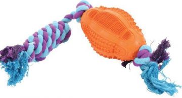 Žaislas šuniui Zolux, 11 cm, mėlynas/žalias/oranžinis/