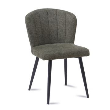 Valgomojo kėdė Domoletti, tamsiai žalia, 47 x 57 x 82 cm