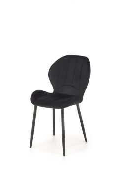 Valgomojo kėdė Domoletti, juoda, 57 cm x 48 cm x 85 cm