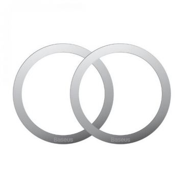 Metalinis žiedas magnetiniam auto laikikliui Baseus sidabro
