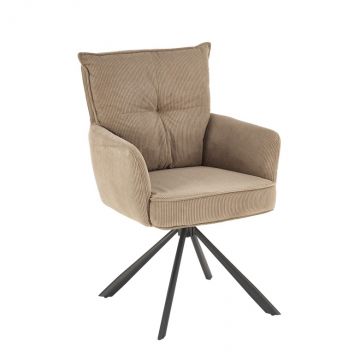 Valgomojo kėdė Domoletti, kreminė, 67x60x90 cm