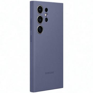 Telefono dėklas Soft Touch, Galaxy S24 Ultra, violetinė
