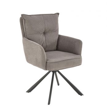 Valgomojo kėdė Domoletti, pilka, 67 cm x 60 cm x 90 cm
