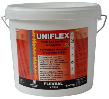 Kamštinės dangos klijai Teluria Flexbal, 5 kg