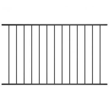  Tvoros plokštė, juodos spalvos, 1,7x0,75m, plienas