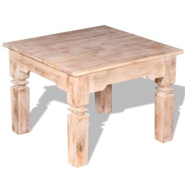  Kavos staliukas, akacijos mediena, 60x60x45 cm